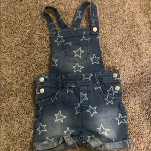 Overall shorts